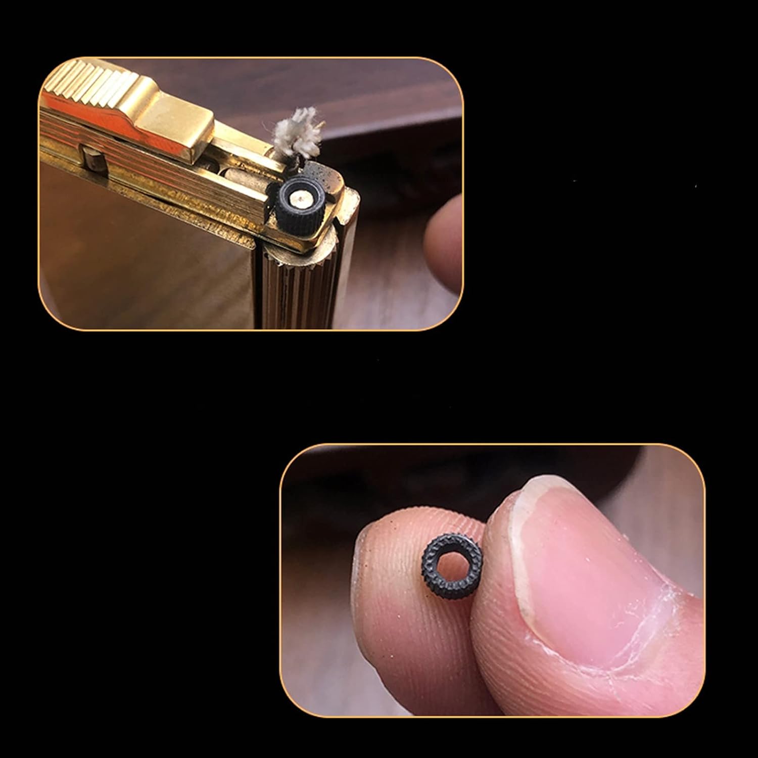 5 Flint Wheel and Several Spare Flints for S.T. Dupont L2 Lighters